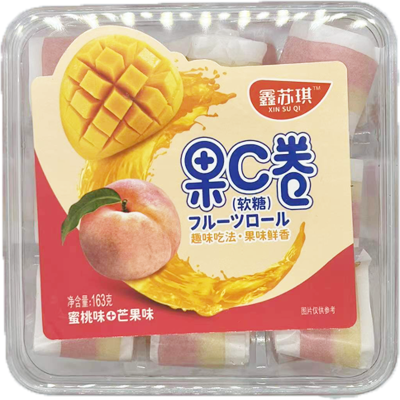 鑫苏琪163g蜜桃+芒果味果c卷