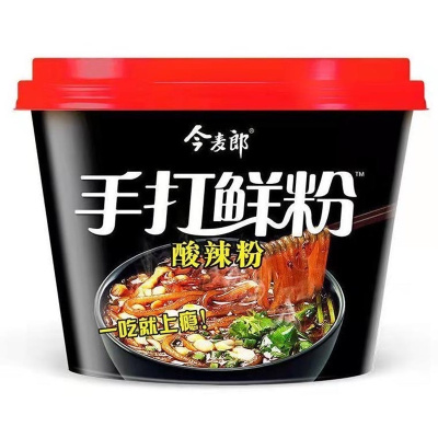 今麦郎辣煌尚手打鲜粉桶145g