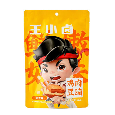 王小卤 鸡肉豆腩(卤香味)120g/袋