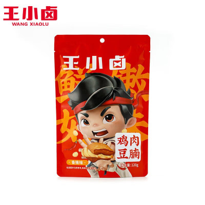 王小卤 鸡肉豆腩(香辣味)120g/袋