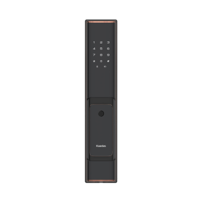 凯迪仕 K100-W智能锁密码锁家用防盗门锁 全自动指纹锁 APP远程智控 红古铜/把