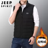 JEEP SPIRIT吉普新款羽绒马甲男秋冬轻薄羽绒服保暖外套坎肩背心