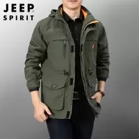 JEEP SPIRIT吉普夹克男秋季男士外套工装百搭休闲外套男