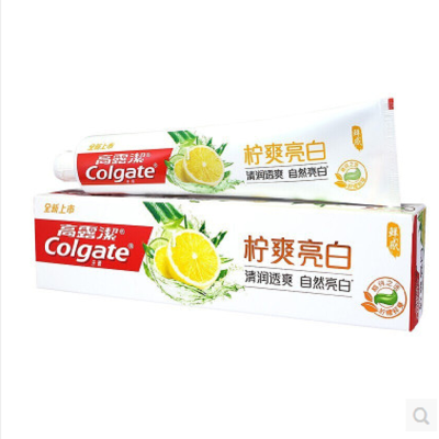 高露洁Colgate柠爽亮 “白”牙膏120g