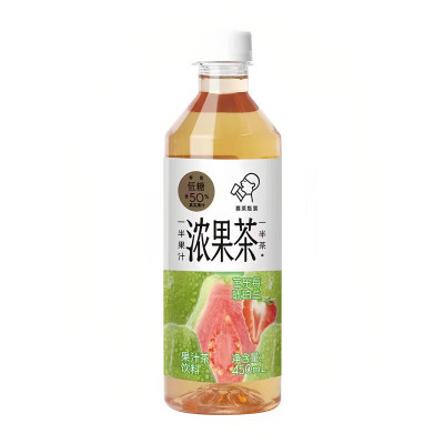 喜茶 浓果茶 芭乐莓琥珀兰果汁茶饮料 450ml/瓶