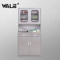 WALJE 000049 药品柜 药柜 不锈钢操作调剂台二斗柜