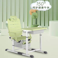 课桌椅 一整套椅子可调节角度做躺椅下上方带小桌子可升降