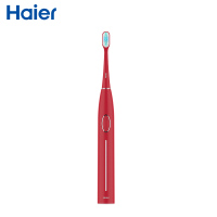 海尔(Haier)声波电动牙刷38000转/分钟12种档位调节高频振动长续航HB5C1-11红色