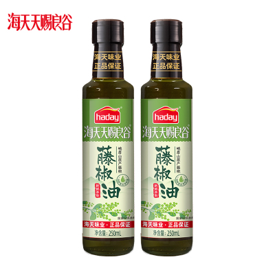 海天天赐良谷藤椒油250mL 峨眉山原产藤椒萃取凉拌火锅炒菜蘸碟家用调味油