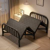 折叠床单人床家用成人简易床双人床1米2宿舍出租房硬板床铁床午休