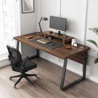 简约现代简易办公室办公桌椅组合职员单人家用学生书桌台式电脑桌