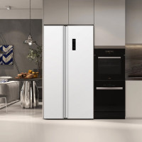 TCL 518升新款大容量家用双开门大冰箱超薄家用冰箱风冷电冰箱 R518V5-S 象牙白