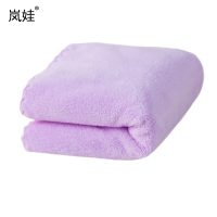 岚娃 毛巾 珊瑚绒(单位:条)(切边毛巾1条*紫色)
