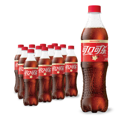 可口可乐 可乐型汽水香草味500ml*12瓶(整箱)