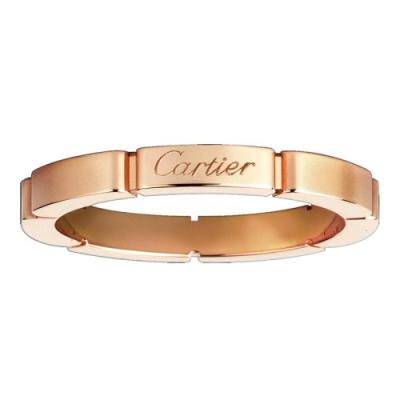 CARTIER/卡地亚 MaillonPanthère 18K金玫瑰金结婚戒指B4079800