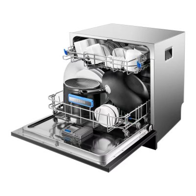 老板强力洗洗碗机WB709 10套大容量中式强净力,无惧重油污