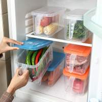 冰箱收纳盒透明塑料大容量果蔬肉食保鲜储物盒厨房储物食用品