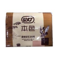 双灯本色压花卫生纸200张(400层)