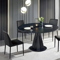 现代简约岩板餐桌椅组合JM007CZ08家用西餐桌餐厅饭桌