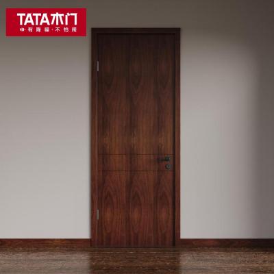 TATA木门实木复合大门定制室内门卧室门房门油漆门T002