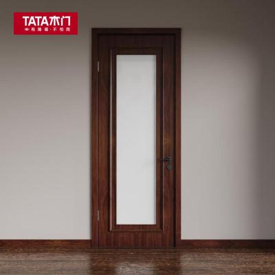TATA木门实木复合大门定制室内门卧室门房门油漆门T205B