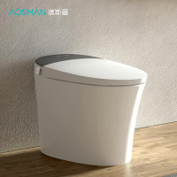 [特价][安装请拍安装包]澳斯曼卫浴(AOSMAN)智能马桶一体机全自动翻盖坐便器 脚感冲水即热式ASK091Z