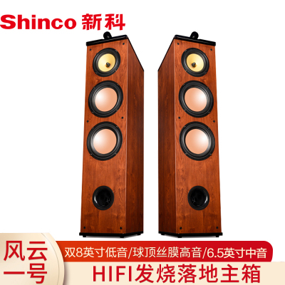 新科(Shinco)5.1家庭影院音响客厅电视音箱套装 风云一号(主音箱一对)