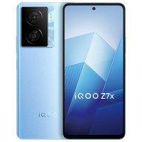 vivo iQOO Z7x 8GB+256GB 浅海蓝 80W闪充 6000mAh巨量电池 骁龙695 120Hz竞速屏 5G手机[不含票]