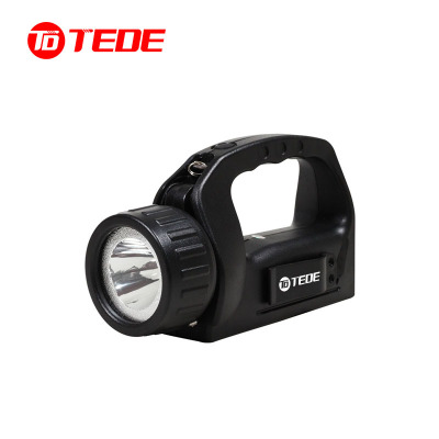 TEDE TD-7016 手提式强光巡检灯 3w 黑色(单位:个)