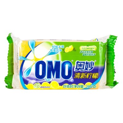 奥妙超效清新柠檬洗衣皂206g