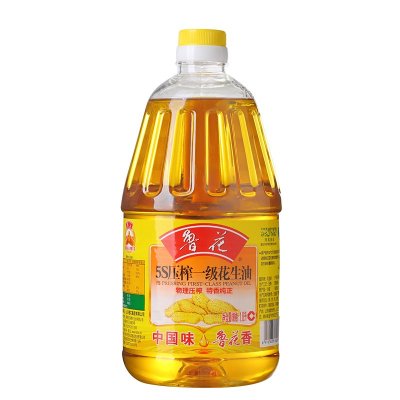 鲁花5S压榨一级花生油1.8L