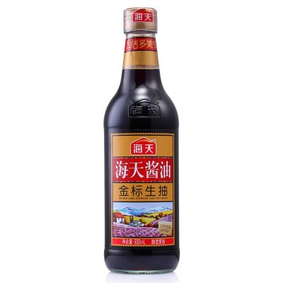 海天金标生抽酱油500mL