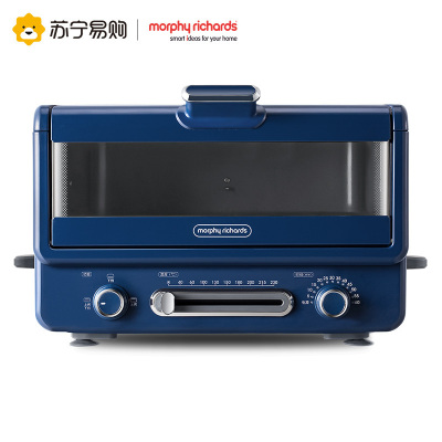摩飞电器(Morphyrichards)小魔箱电烤箱家用小型烘焙煎烤一体多功能台式蛋糕烤箱 MR8800轻奢蓝
