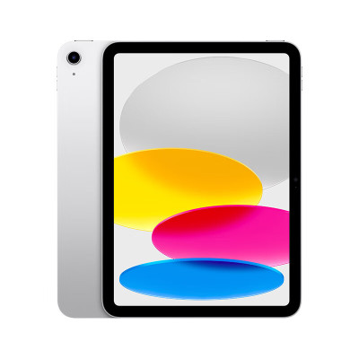 Apple iPad 10代 10.9英寸平板电脑 2022年款(256GB WLAN版/A14芯片/1200万像素/iPadOS MPQ83CH/A ) 银色(不含票)