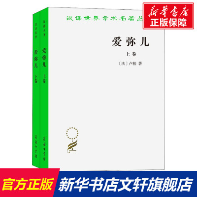 爱弥儿 论教育(全2册) 文教 (法)卢梭着李平沤译 教学方法及理论 中小学教师用书 老师教学书籍 商务印书馆