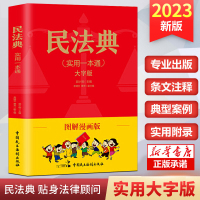 [优惠]民法典2023年版正版漫画版 彩印民法典及司法解释实用一本通大字版图解 民法典2021年版正版生活常见普遍法