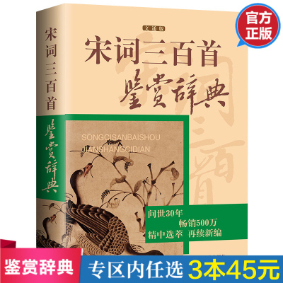 正版 宋词三百首鉴赏辞典文通版 鉴赏辞典品牌再续新推古代经典系列传统文本现代现代赏析上海辞书出版社