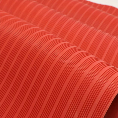 鲸轩 JYDD102 红色条纹防滑地垫 1.75m*10m(计价单位:卷)红色