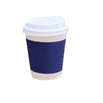 鲸轩JXZB-01 一次性咖啡杯 280ml 20只/袋(计价单位:袋)蓝色