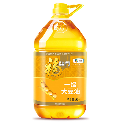 福临门 食用油 一级大豆油5L