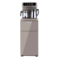 荣事达(Royalstar)茶吧机家用多功能智能遥控 温热型立式饮水机CY315 咖色