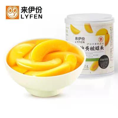 来伊份黄桃罐头312g 水果罐头糖水果捞办公室休闲零食原味