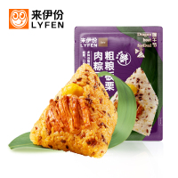 来伊份粗粮板栗肉粽粽子100g*2袋 肉粽子即食来一份