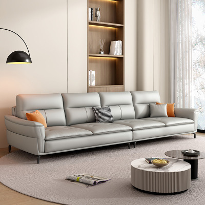 猫抓科技布沙发现代简约一字型小户型家用沙发客厅
