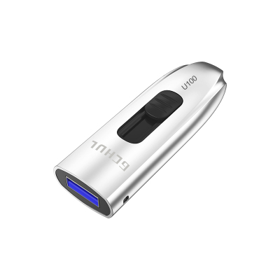 杰储(GCHUL) U100 深空系列 512G USB3.2 超高速固态闪存U盘/优盘 (计价单位:个) 银色