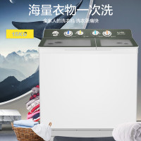 威力(WEILI)半自动15kg双桶洗衣机 洗脱分离 钢化玻璃盖板 大容量家用商用双电机XPB150-2208S
