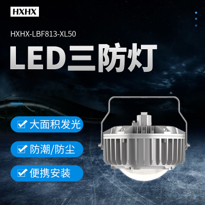 HXHX HXHX-LBF813-XL50、AC220V、50W、IP66 LED三防灯