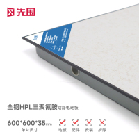 先围 全钢HPL三聚氰胺防静电地板活动地板 600*600*35mm含加厚配件 块