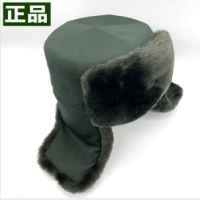 盛帅龙威冬季用羊剪绒材质防寒雷锋帽墨绿色62号顶