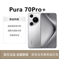 华为(HUAWEI)Pura 70Pro+ 16GB+512GB 光织银 超聚光微距长焦 100W快充 2024新款智能游戏拍照p70pro+手机